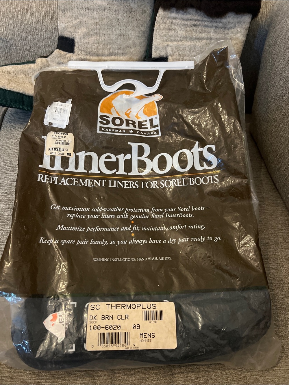 Sorel thermoplus inner boots/ boot liners - Picture 4 of 6
